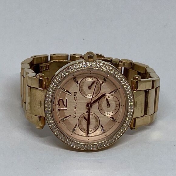 Michael Kors Parker MK6352 Women Stainless Steel Analog Dial Quartz Watch JK345 - Picture 7 of 12